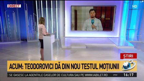 Eugen Teodorovici dă din nou testul moțiunii