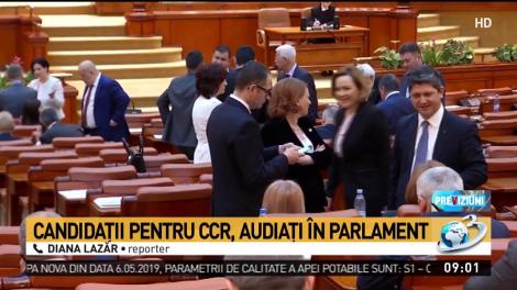 Audiere cruciale în Parlament pentru CCR