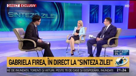 Gabriela Firea, operată de două ori. Medicii i-au găsit în colon o sârmă