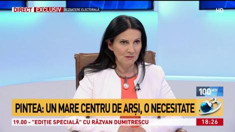 Sorina Pintea: Un mare centru de arşi, o necesitate