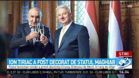 Ion Ţiriac a fost decorat de statul maghiar