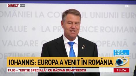 Klaus Iohannis, declarație la Summitul de la Sibiu: A fost un Summit al unității, iar discuțiile de azi ne-au întărit convingerea că ne putem scrie împreună viitorul Uniunii Europene