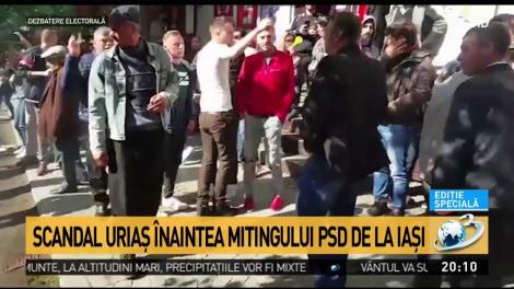 Scandal uriaş &icirc;naintea mitingului PSD de la Iaşi