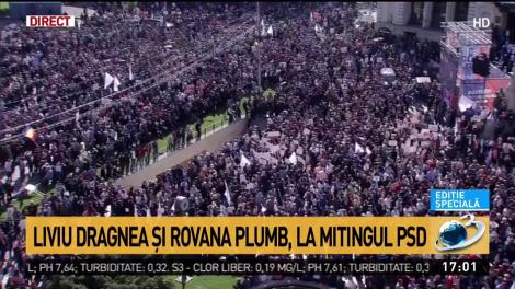 Mega-miting PSD la Iași, &icirc;n ziua Summitului de la Sibiu. Liviu Dragnea, baie de mulțime printre simpatizanți