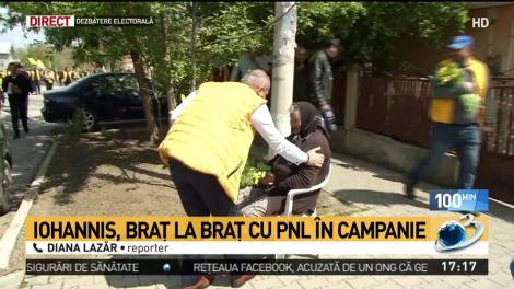 Iohannis, braţ la braţ cu PNL în campanie