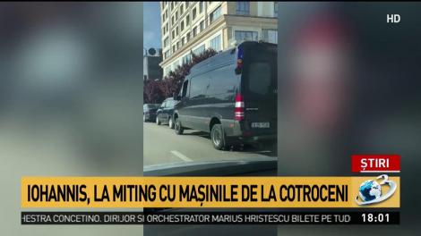 Klaus Iohannis, prezent la mitingul de la Iași cu mașinile de la Cotroceni - VIDEO