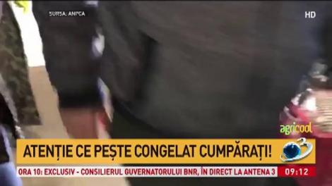 Atenție mare! Peste 50 la sută dintre peștele de raft, găsit cu data limită de consum depășită! 