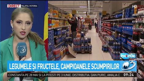 Legumele şi fructele, campioanele scumpirilor