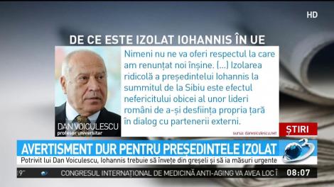 Dan Voiculescu: De ce a pierdut Rom&acirc;nia respectul partenerilor europeni?