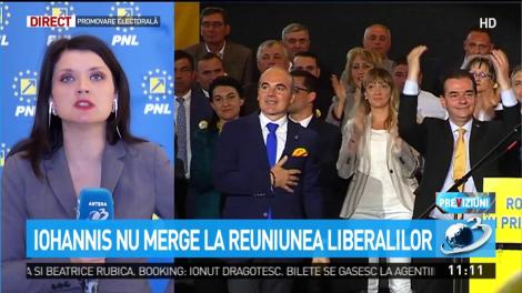 Iohannis nu merge la reuniunea liberalilor