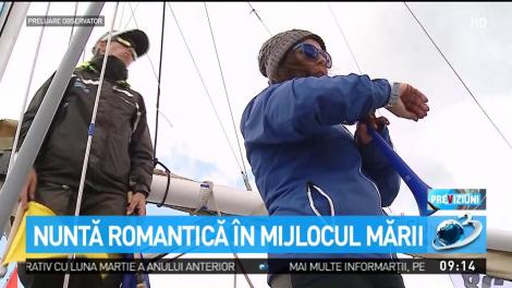 Nuntă romantică &icirc;n mijlocul mării. C&acirc;t costă o ceremonie ieşită din comun