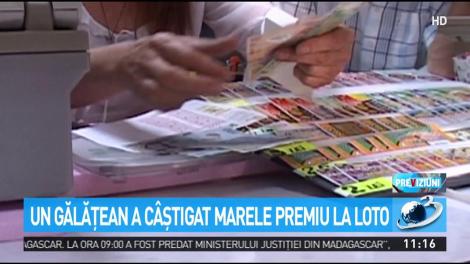 Un gălăţean a câştigat marele premiu la Loto