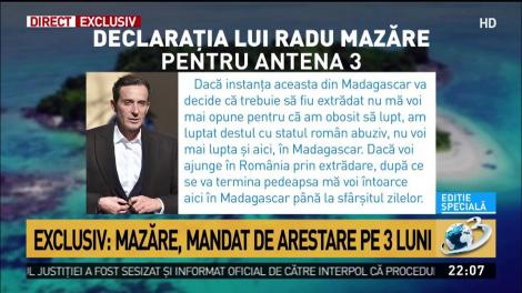 Radu Mazăre, primele declarații după ce i-a fost admisă extrădarea! „Am obosit”