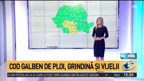 Vremea extremă face ravagii în România! A fost emis un nou cod galben de ploi torențiale și furtuni violente, valabil până vineri dimineață