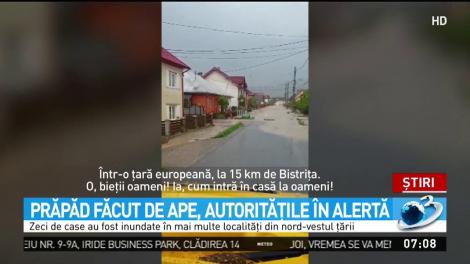 Prăpăd făcut de ape, autorităţile &icirc;n alertă