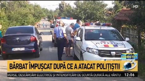Un bărbat de 52 de ani, împușcat de polițiști, la Galați! Omul arunca cu pietre în vecini 