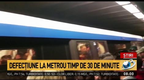 Circulaţia metrourilor, îngreunată din cauza unor defecţiuni tehnice! Trenurile au întârzieri de peste 25 de minute