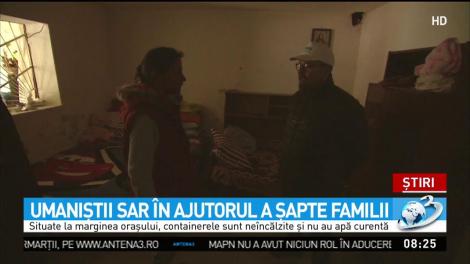 Umaniştii sar &icirc;n ajutorul a şapte familii