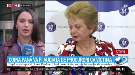 Doina Pană, audiată la DIICOT