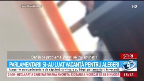 Parlamentarii și-au luat vacanță pentru alegeri