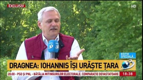 Liviu Dragnea, reacție la atacurile lui Klaus Iohannis: ”Președintele urăște România”