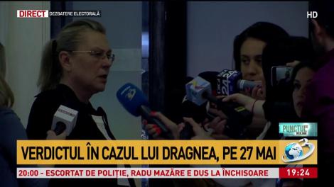 Verdictul în cazul lui Dragnea, pe 27 mai