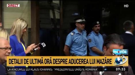 Detalii de ultimă oră despre aducerea lui Mazăre