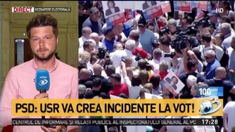 Scandal uriaș înainte de alegeri. PSD: „USR va crea incidente la vot!”