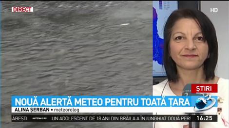 Nouă alertă meteo pentru toată ţara