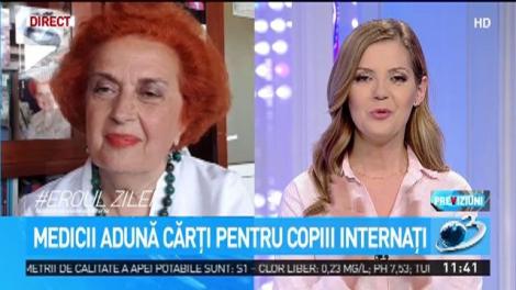 Medicii care adună cărți pentru copiii internați