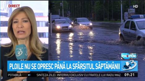 Ploile nu se opresc până la sfârșitul săptămânii. Meteorologii anunță vreme rea în weekend