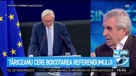 Călin Popescu Tăriceanu: Mă adresez electoratului din România să îi cer să boicoteze acest referendum