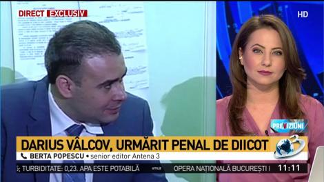 Darius Vâlcov, urmărit penal de DIICOT. Consilierul lui Dăncilă, dosar pentru publicarea protocolului dintre SRI și Parchetul General