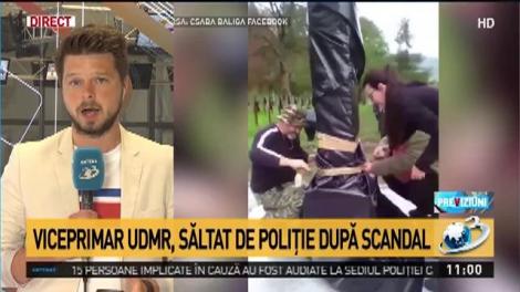 Descinderi în dosarul crucilor acoperite de saci. Viceprimar UDMR, săltat de poliție după scandal