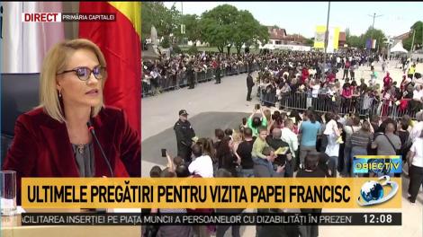 Gabriela Firea, despre ultimele pregătiri pentru vizita Papei: „Cursurile din unitățile de învățământ de pe traseul principal vor fi suspendate”