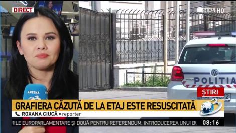 O grefieră din cadrul Curții de Apel s-a aruncat pe geam. Femeia a lăsat un bilet de adio