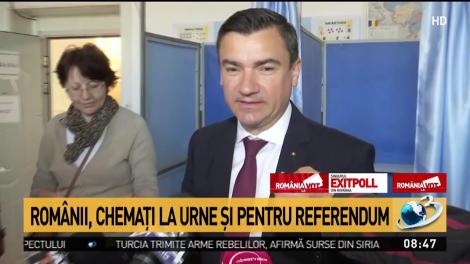 La Iaşi, primul care a votat a fost chiar primarul oraşului, Mihai Chirică