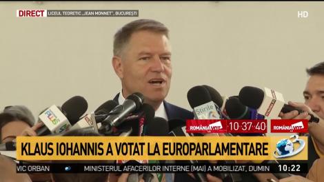 Klaus Iohannis: Veniţi la vot, dragi români. Azi decidem cum arată România de mâine