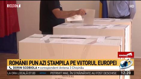 Corespondenţă din Chişinău: Prezenţa la vot este foarte ridicată!