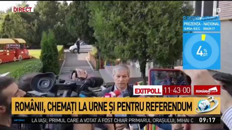 Preşedintele PLUS, Dacian Cioloş a votat de la Zalău