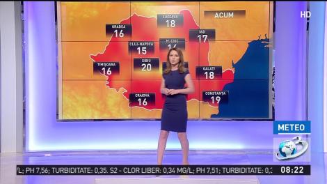 VREMEA 28 mai. Temperaturi de 31 de grade &icirc;n Capitală