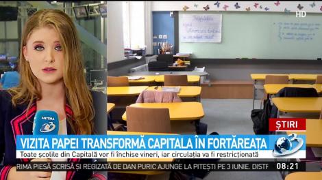 Măsuri speciale pentru vizita Papei Francisc. Restricții pe mai multe artere de circulație, începând de joi seara