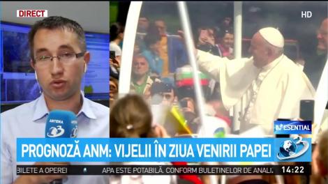 Prognoză ANM: Vijelii în ziua venirii Papei la Bucureşti