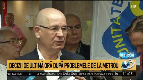 Declaraţiile făcute de directorul Metrorex
