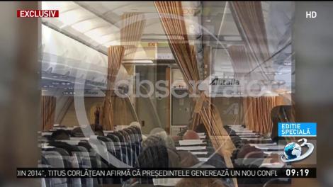 Imagini în exclusivitate din interiorul avionului unde se află Papa Francisc. În ce condiții zboară Suveranul Pontif