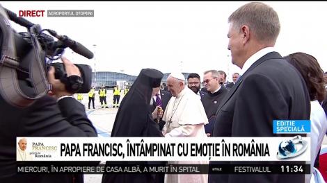 Gest impresionant făcut de Suveranul Pontif la întâlnirea cu delegatul Patriarhului Daniel