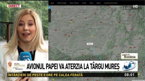 Papa Francisc &icirc;n Rom&acirc;nia. Schimbare de plan &icirc;n itinerariul Suveranului Pontif. Avionul Papei va ateriza la T&acirc;rgu Mureș