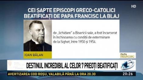 Cum au murit cei şapte episcopi greco-catolici martiri care au fost beatificaţi de Papa Francis la Blaj