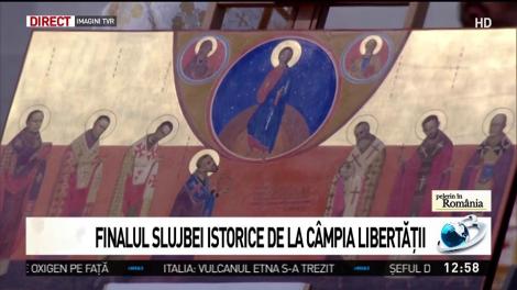 Papa Francisc i-a beatificat pe cei şapte episcopi greco-catolici martiri. Președintele Iohannis și soția sa au fost &icirc;mpărtășiți