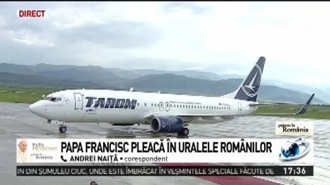Papa Francisc a plecat spre Roma